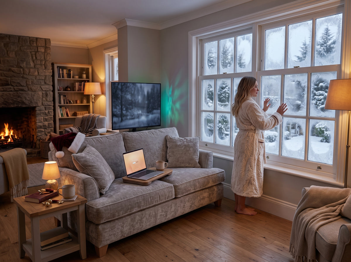 Cold Outside. Cozy Inside.